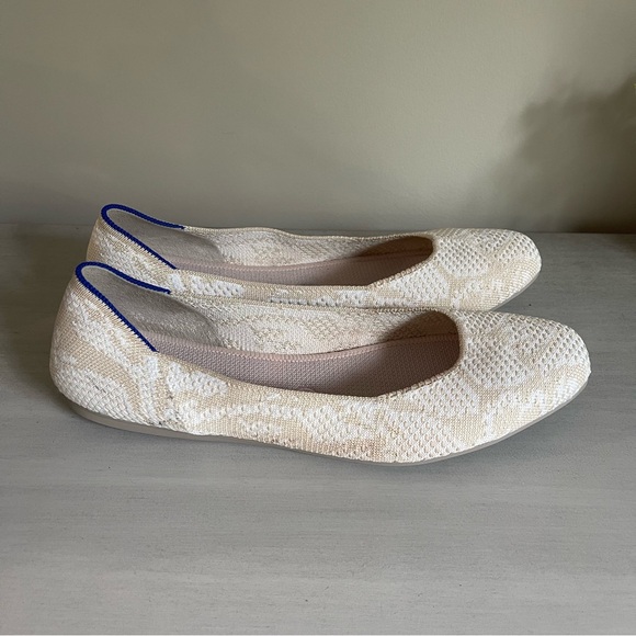Rothy’s•The Square Lily Knit Fabric Slip On Ballet Flat•Size 9.5 - Picture 2 of 8